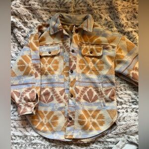 Free People Jaquard Ruby Jacket